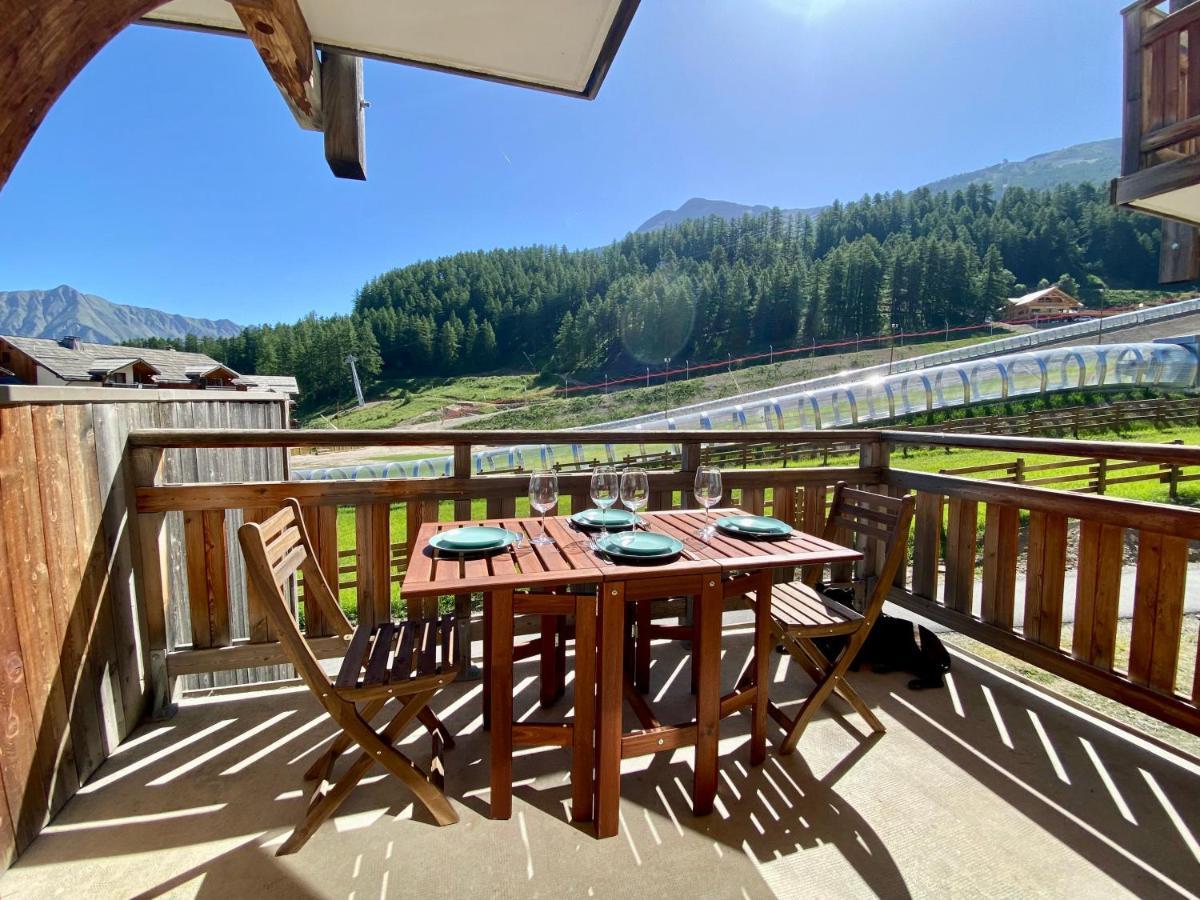 Appartement 2 Chambres Vue Pistes, Parking Privatif Les Orres Luaran gambar